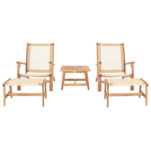 Safavieh Chantelle Living Set - Natural / Natural