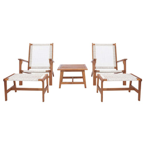 Safavieh Chantelle Set - Natural / White Rope