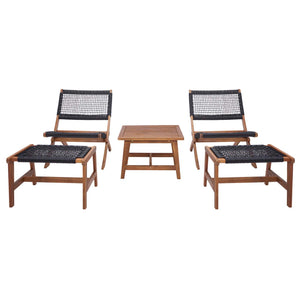 Safavieh Casella Set - Natural / Black Rope