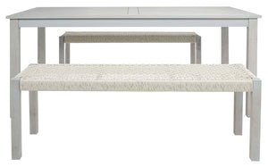 Safavieh Aquina Dining Set - Grey