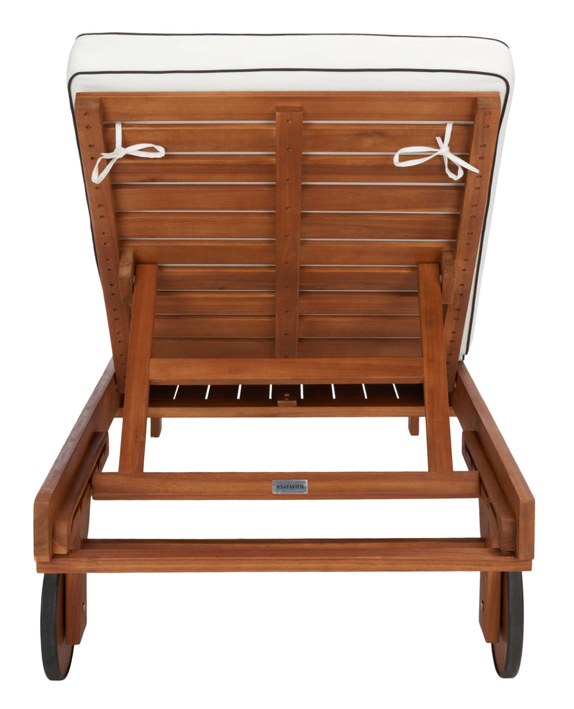 Safavieh Newport Lounge Chair - Natural / Beige