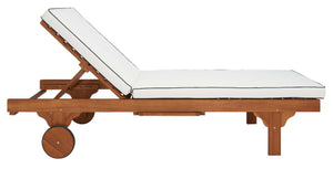 Safavieh Newport Lounge Chair - Natural / Beige
