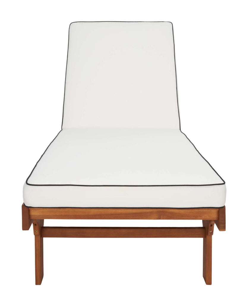 Safavieh Newport Lounge Chair - Natural / Beige