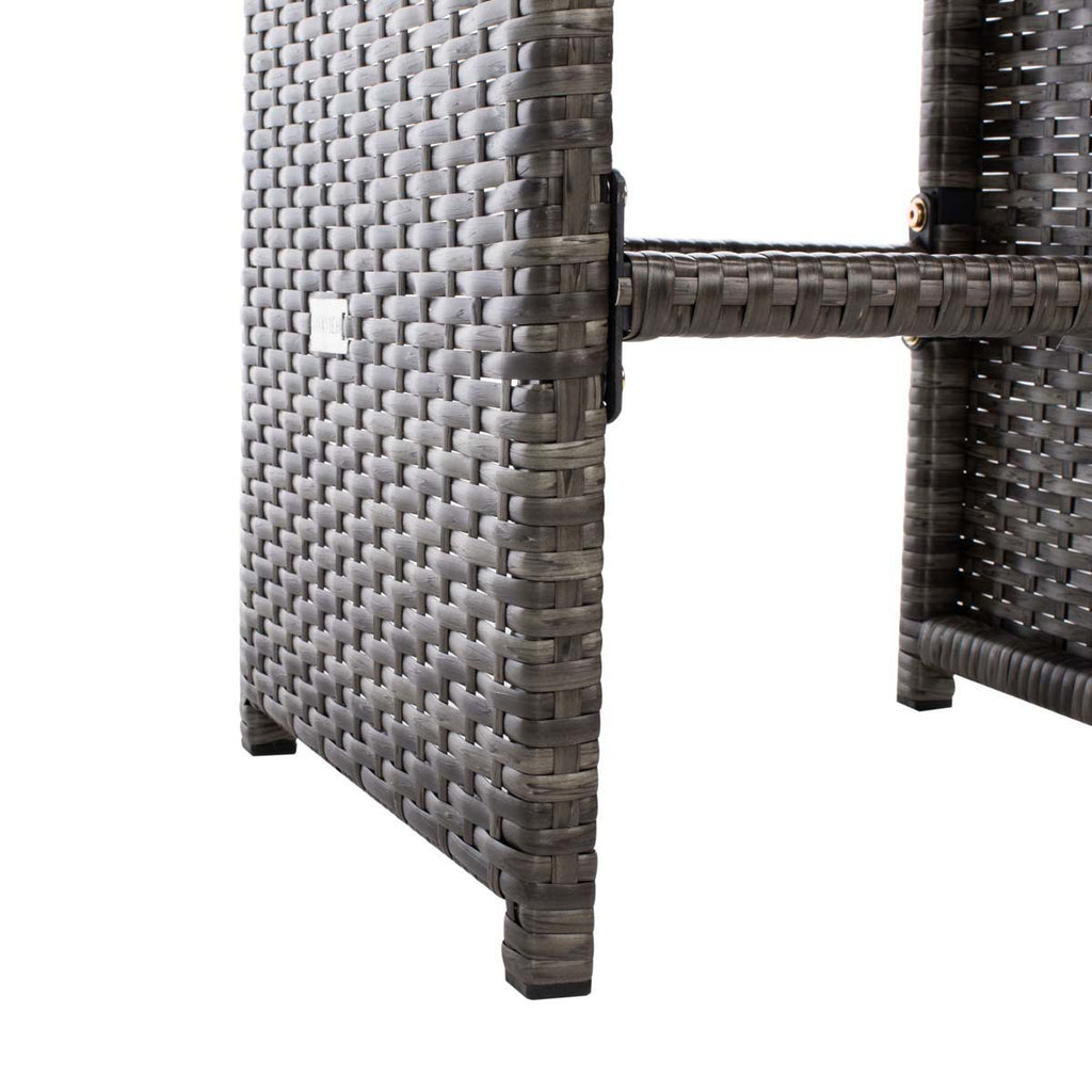 Safavieh Horus Dining Set - Grey Brown / White