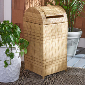 Safavieh Serapis Trash Bin - Natural