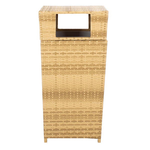 Safavieh Mazeli Trash Bin - Natural