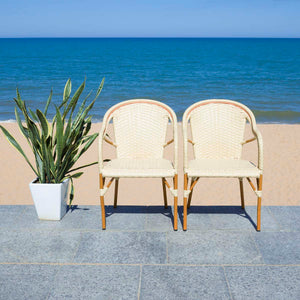 Safavieh California Armchair - Natural (Set of 2)