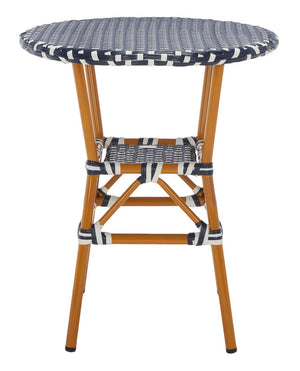 Safavieh California Bistro Table - Navy / White