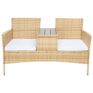 Safavieh Viora Loveseat - Natural/White Cushion