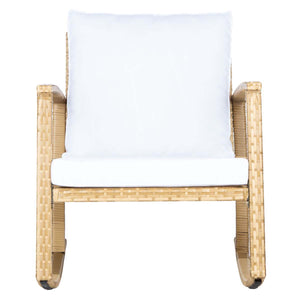 Safavieh Daire Rocking Chair - Natural / White