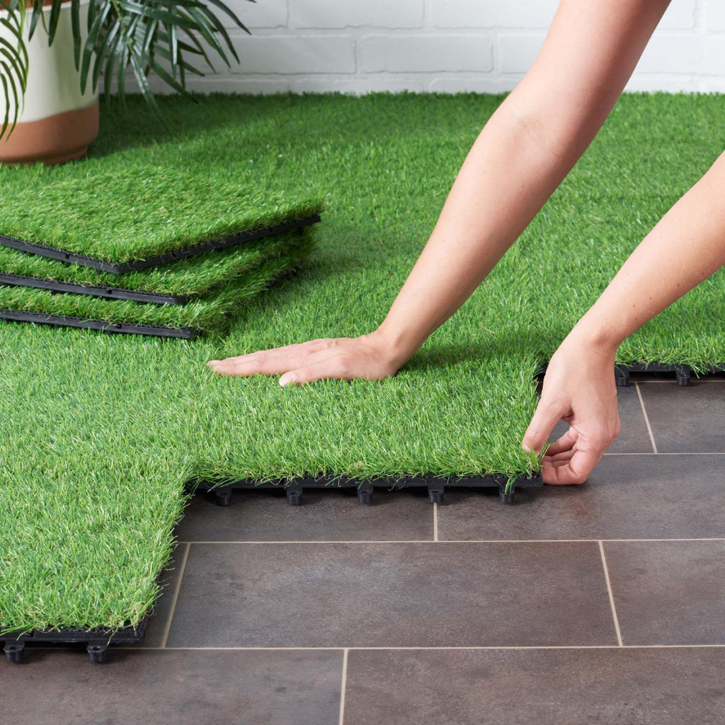 Safavieh Paju Grass Floor Tile - Green