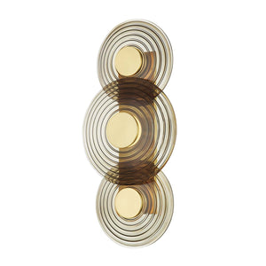 Hudson Valley Lighting 3 Light Wall Sconce - Aged Brass