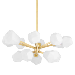 Hudson Valley Lighting 13 Light Chandelier - Aged Brass