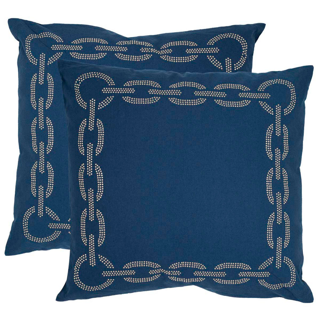 Safavieh Sibine Pillow-Navy / Blue