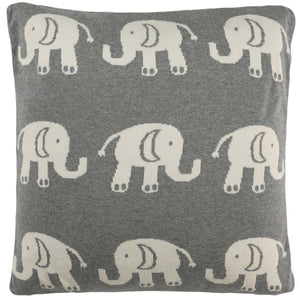 Safavieh Elliot Knit Pillow - Light Grey/Natural