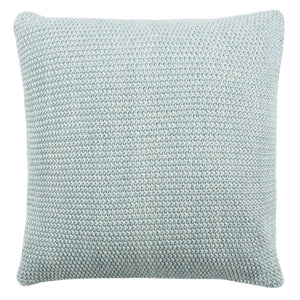 Safavieh Liliana Knit Pillow - Dull Blue/Natural