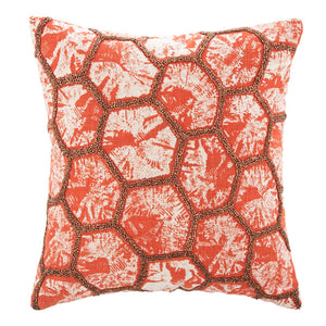 Safavieh Falla Pillow - Orange/White