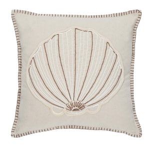 Della Seashell Pillow  | Safavieh - PLS7018