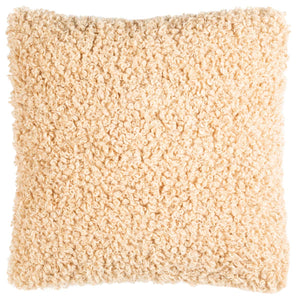 Safavieh Kalista Shag Pillow - Beige