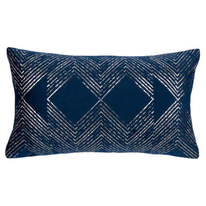 Safavieh Sarla Pillow - Navy/Grey