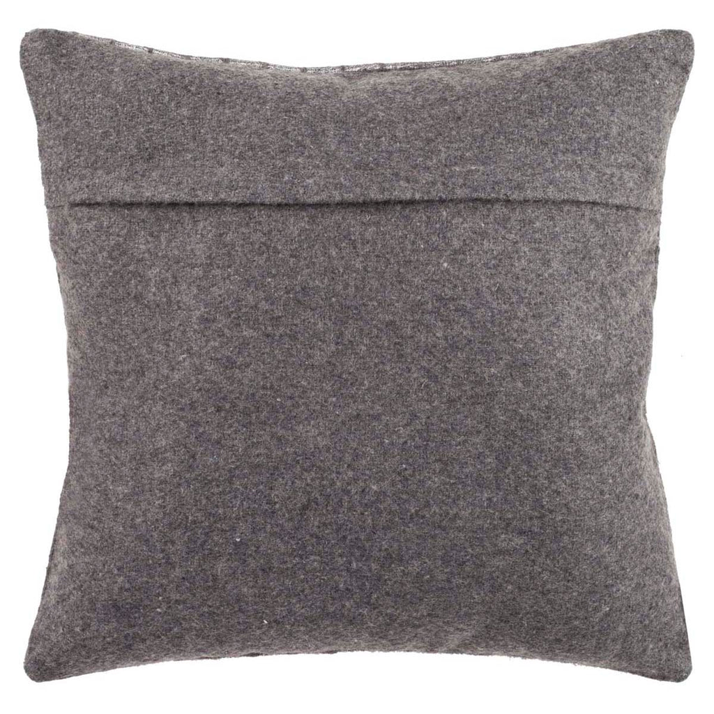 Safavieh Perry Hounds Tooth Pillow - Grey