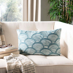 Safavieh Milla Pillow - Beige/Blue