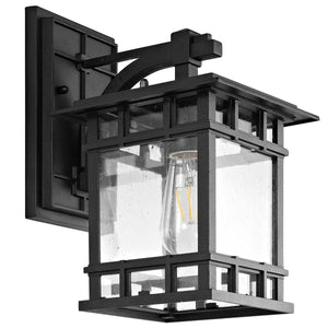 Safavieh Grayter Outdoor Wall Lantern-Black