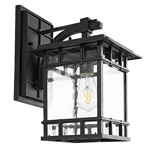 Safavieh Rolran Outdoor Wall Lantern-Black