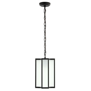 Safavieh Hyla Outdoor Pendant/Black - Black / White