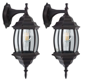 Safavieh Grazia Outdoor Wall Sconce - Oil Rubbed Bronze (Set of 2)