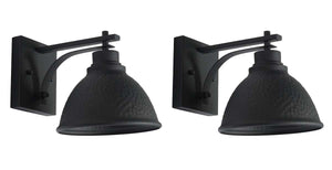 Safavieh Melila Outdoor Wall Sconce - Black (Set of 2)