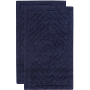 Safavieh Marquis Diamond Bathmat  - Navy
