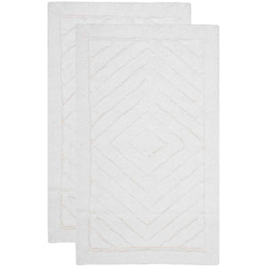 Safavieh Marquis Diamond Bathmat  - White