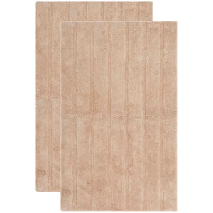 Safavieh Spa Stripe Tufted Bathmat - Camel