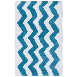 Safavieh Chevron Tufted Bathmat-Arizona Blue (Set of 2)