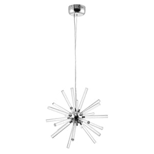 Safavieh Gema Led Pendant-Chrome/Clear