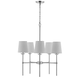 Safavieh Dortra Pendant - Chrome / White