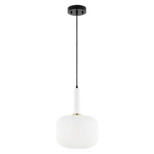 Safavieh Naois 10 Inch Pendant  - White / Black