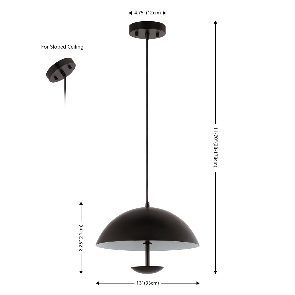 Safavieh Lybrin 3 Light Extendable Pendant - Black