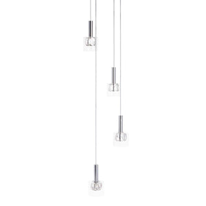Safavieh Eban Pendant-Chrome/Clear