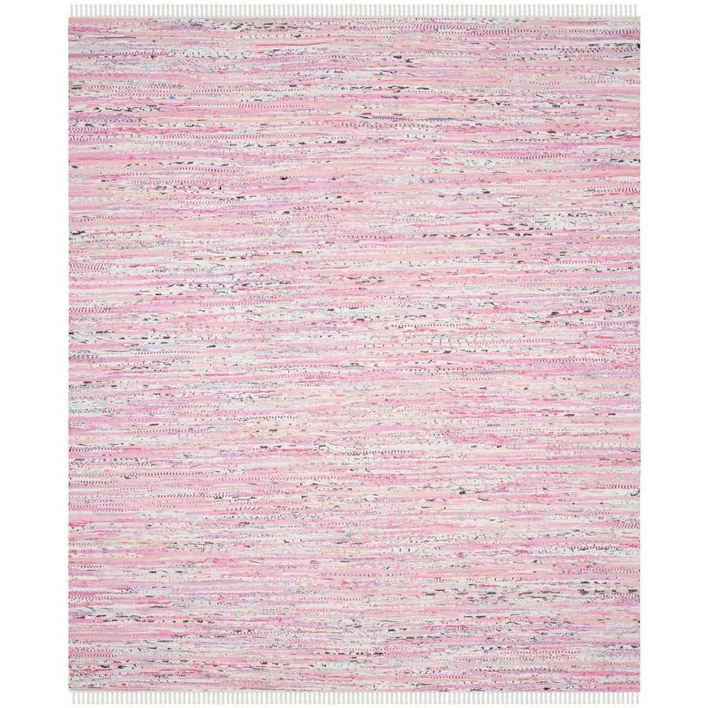 Safavieh Rag Rug Rug Collection RAR125E - Light Pink / Multi