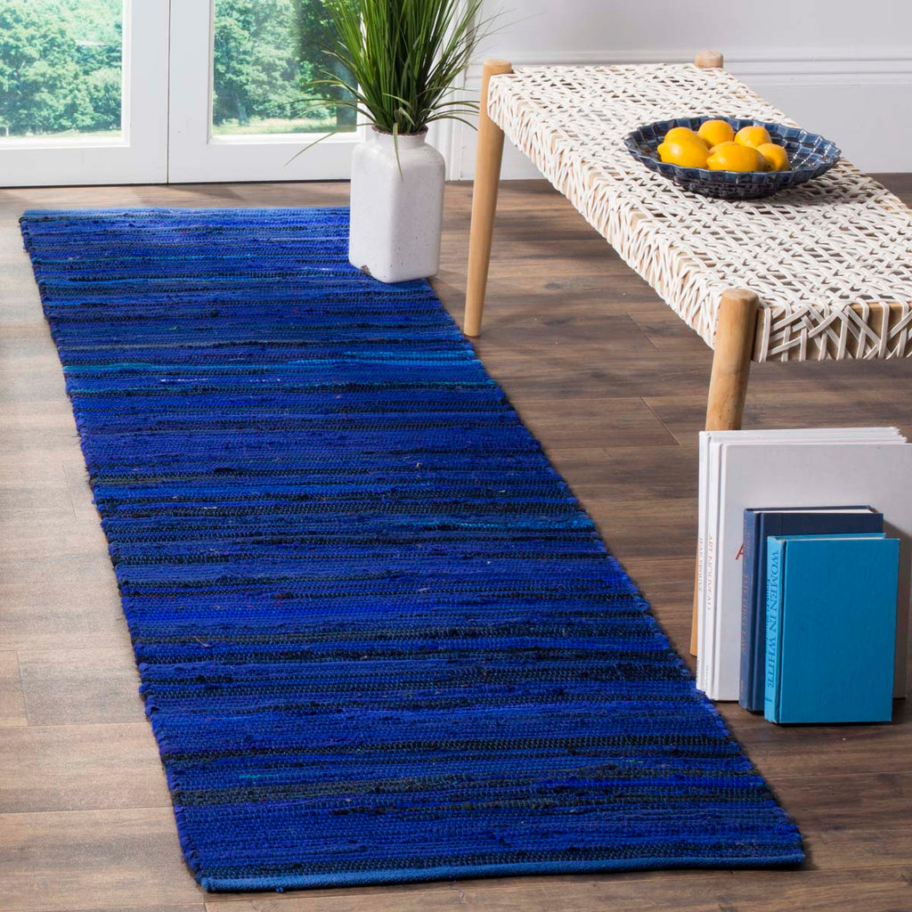 Safavieh Rag Rug Rug Collection RAR130B - Blue / Multi