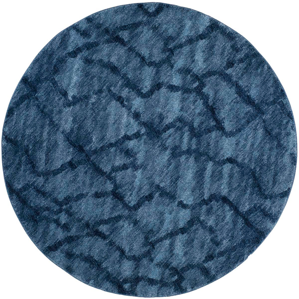 Safavieh Retro Rug Collection RET2144-6570 - Blue / Dark Blue