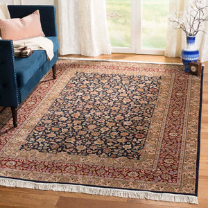 Safavieh Royal Kerman Rug Collection RK26B - Navy / Red