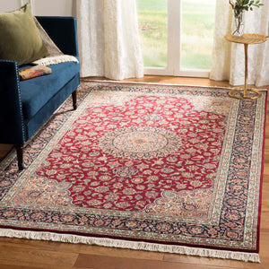 Safavieh Royal Kerman Rug Collection RK82A - Red / Navy