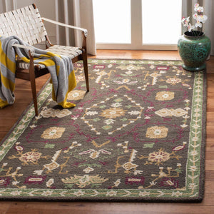 Safavieh Roslyn Rug Collection ROS535A - Sage / Ivory