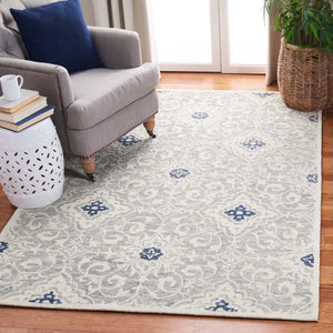 Safavieh Roslyn Rug Collection ROS601A - Ivory / Blue
