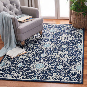 Safavieh Roslyn Rug Collection ROS603N - Navy / Light Blue