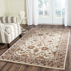 Safavieh Royalty Rug Collection ROY207B - Ivory / Dark Beig