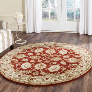 Safavieh Royalty Rug Collection ROY244B - Red / Ivory